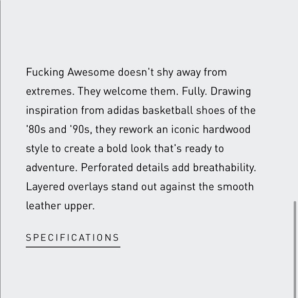 FUCKiNG AWESOME X ADIDAS
EXPERiMENT 2 - Picture 11 of 11